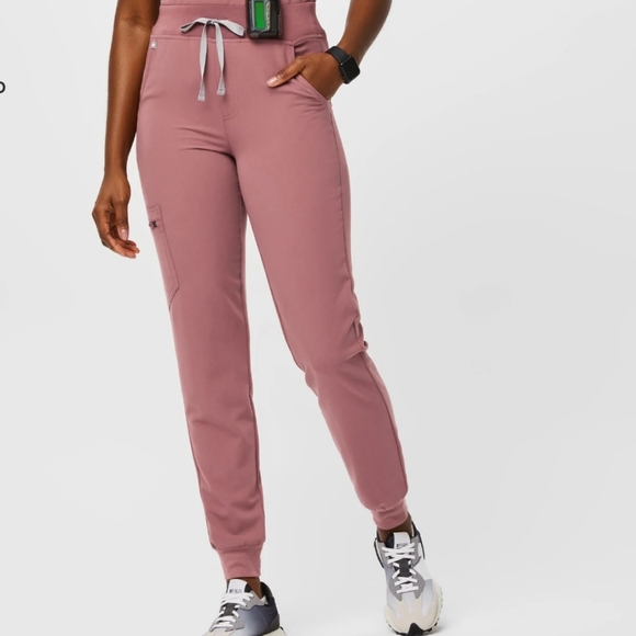 Figs Pants - FIGS high waisted mauve Zamora jogger pants Small